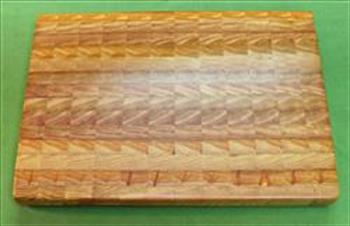 Board #941  Larch / Tamarack End Grain Cutting Board - Medium - 17+" x 12" x 1 1/2" - $89.99